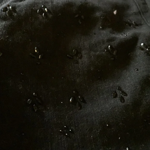 PAIGE Verdugo Cleo Jewel Embellished Black Skinny Jeans Size 29 - Picture 8 of 12